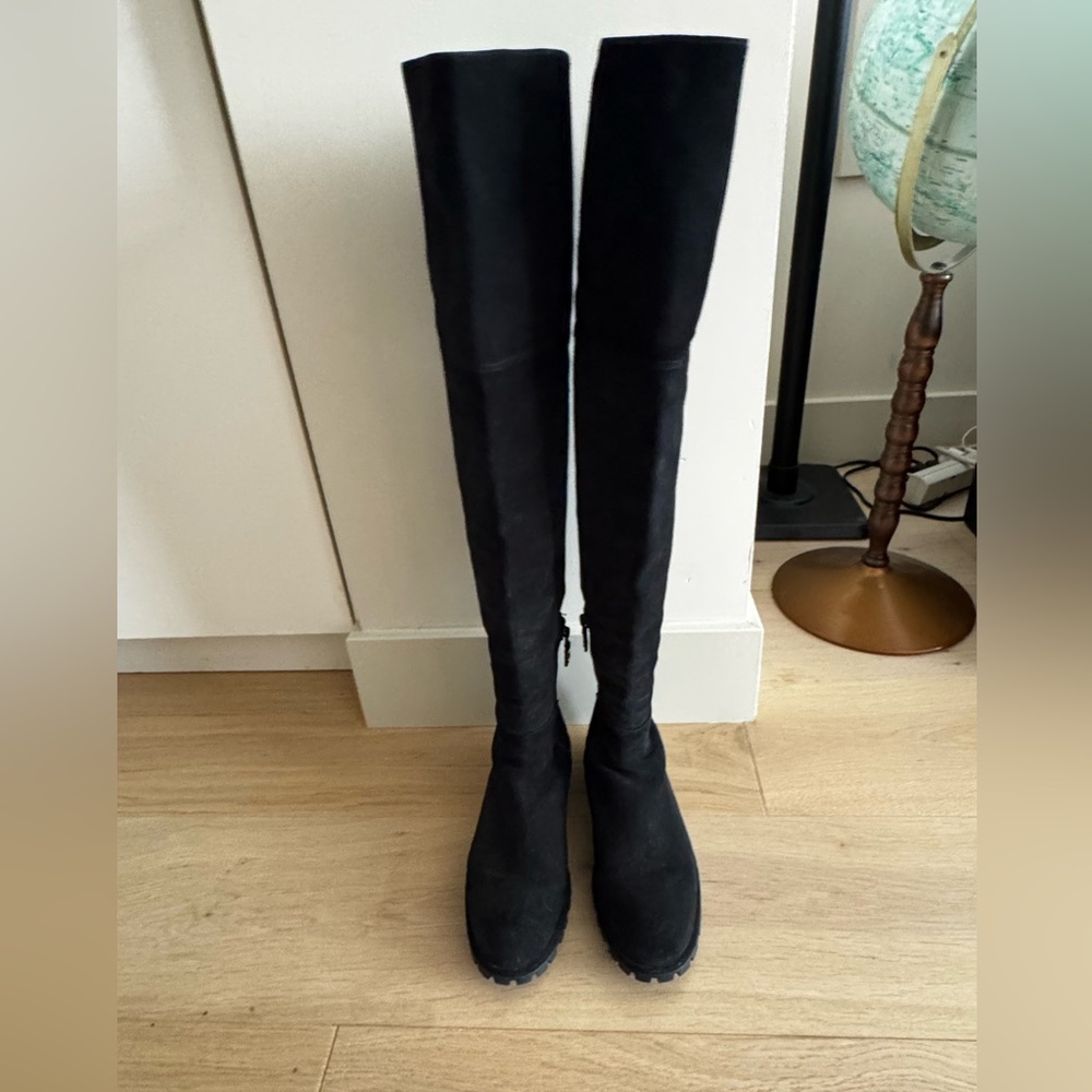 Stuart Weitzman Black Over-the-Knee Boots 6.5 excellent condition